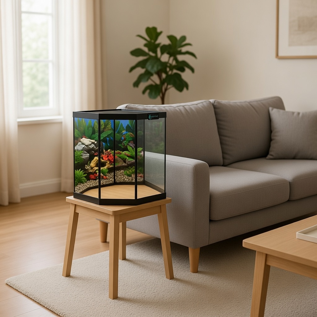 Akvarijum oktagon 16 litara - slatkovodni akvarijum